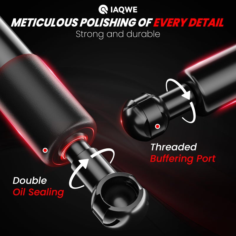 IAQWE Truck Tailgate Assist Shock 43301 fit for Ram 1500 2500 3500 2009-2018, Ram Classic 2019, Red - Image 4
